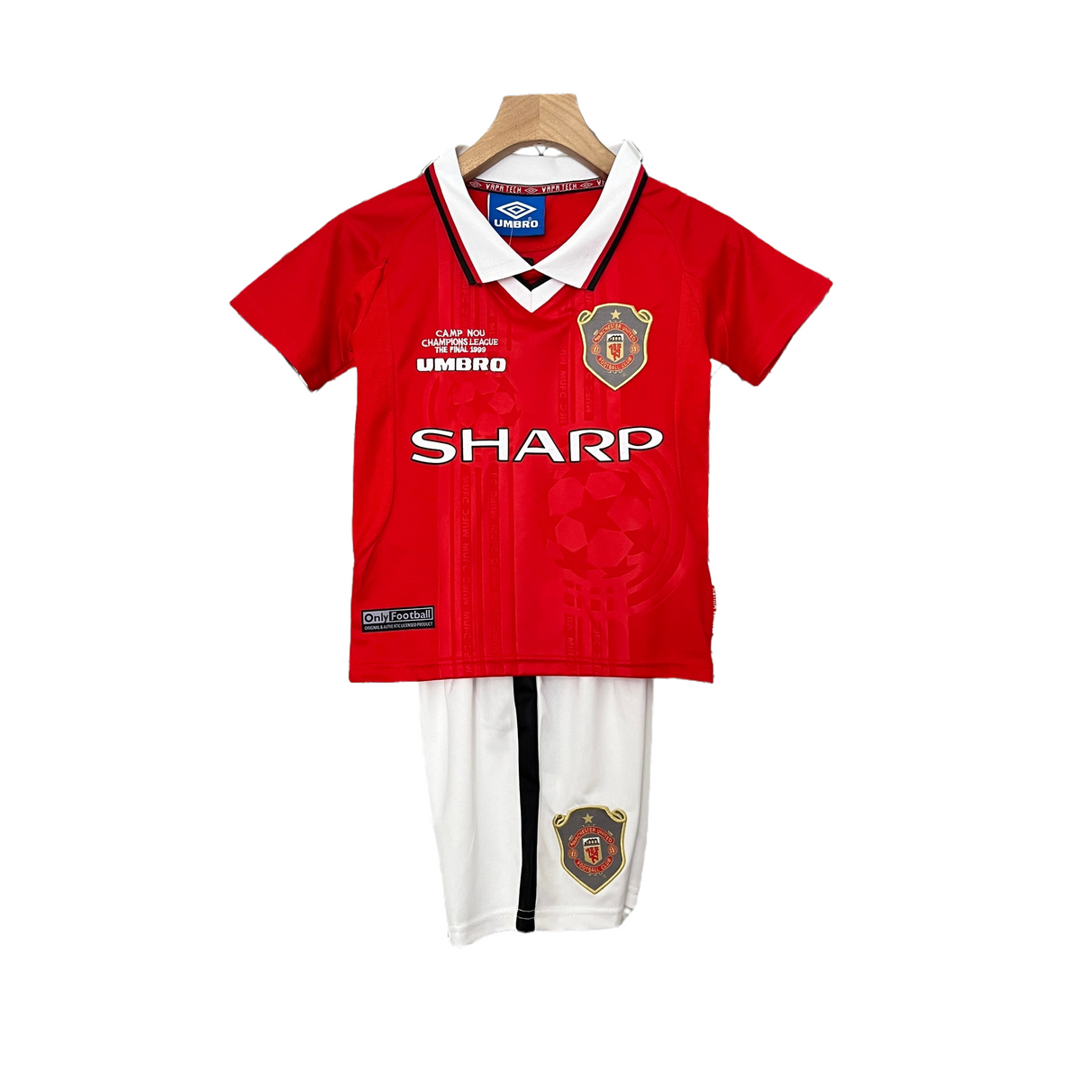 1999/00 Jersey MANCHESTER UNITED I Kids Kit (Retro)