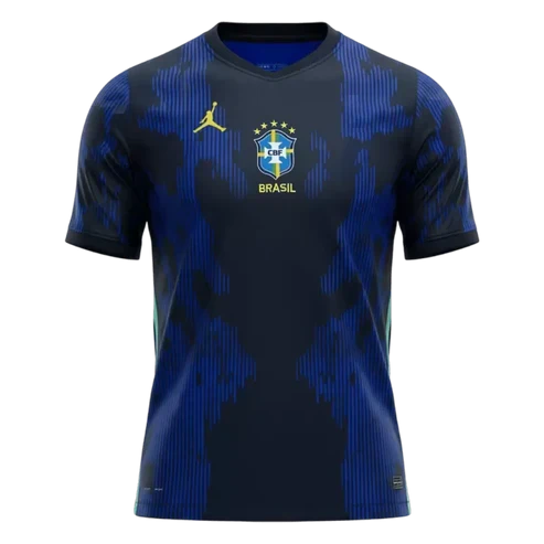 Brazil Away Blue 2026 -Jordan Fan Version World Cup 2026
