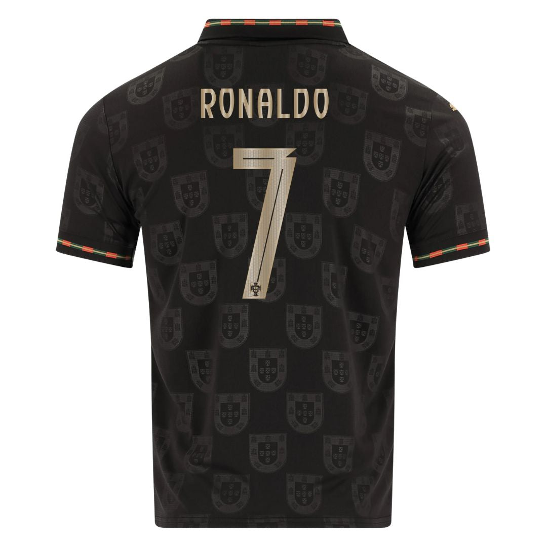 2026 Portugal World Cup Fan Jersey Black Panther #7 Ronaldo