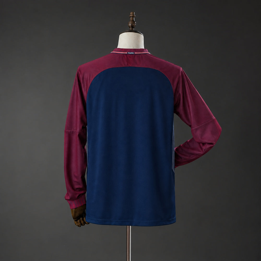 Paris Saint Germain 17/18 Home - Long-Sleeves Retro Jersey