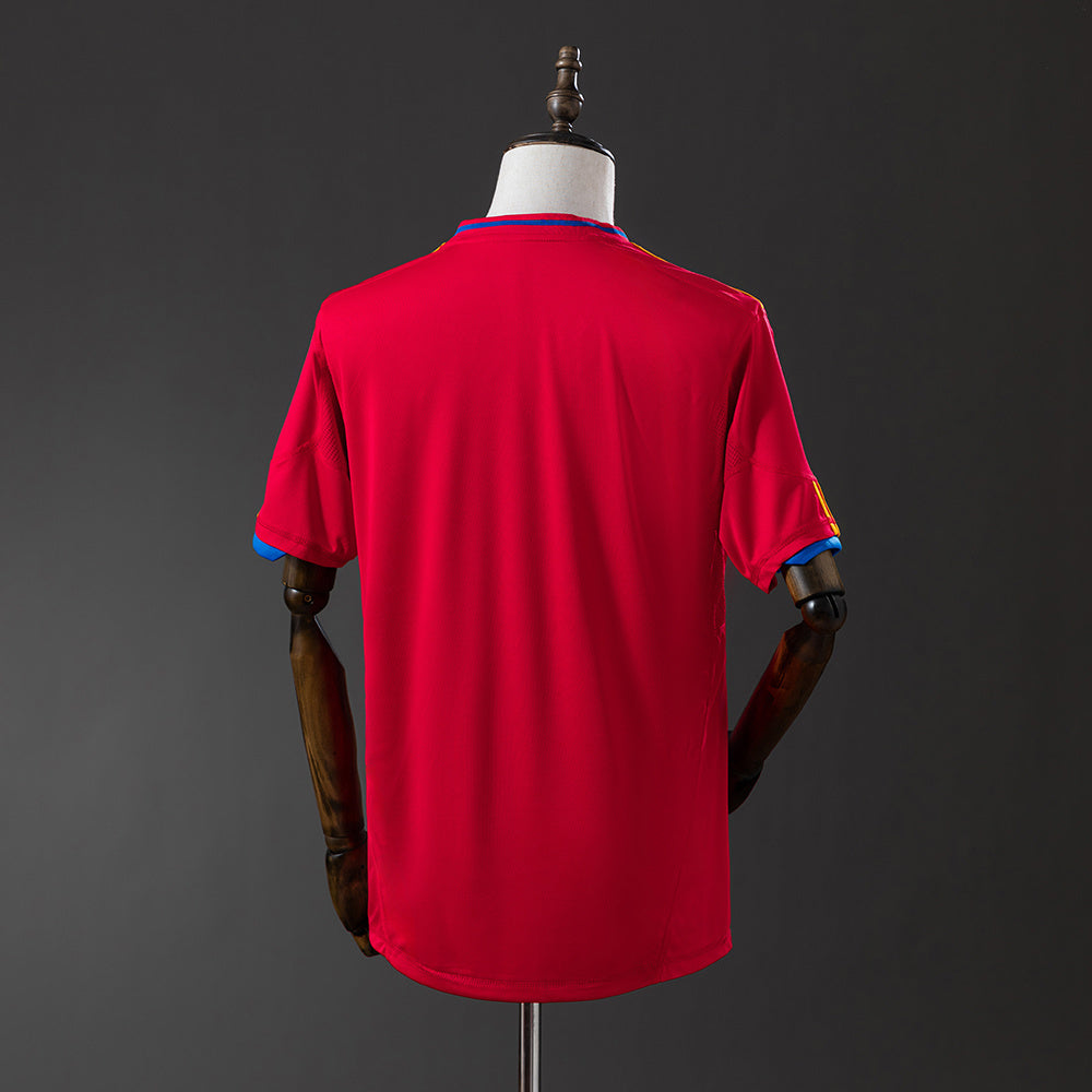 Spain 2010 World Cup Home Retro Jersey