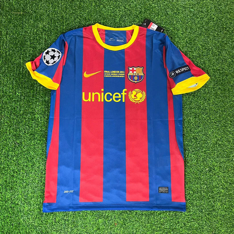Barcelona 2011 London Final Jersey - #MESSI10
