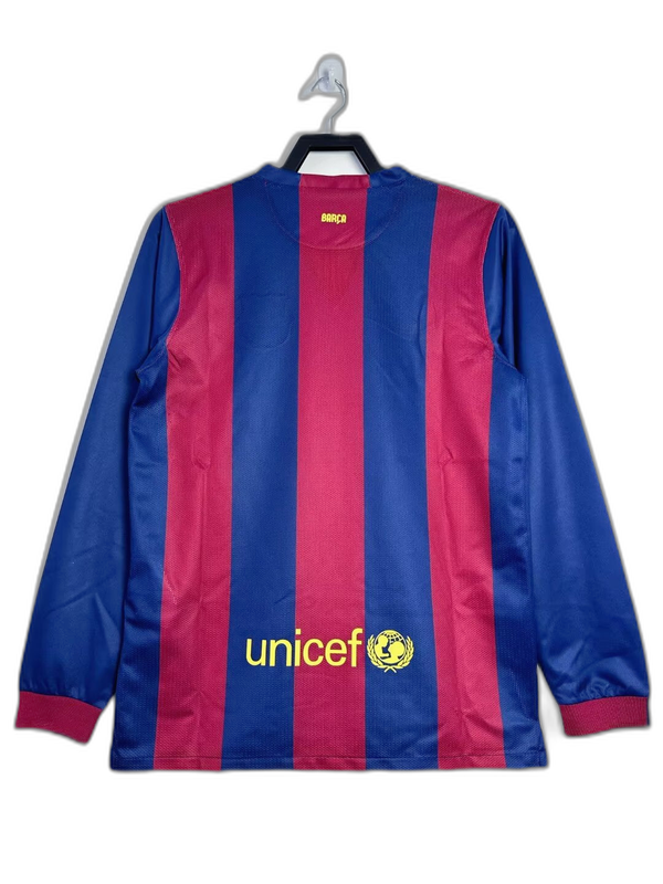 2014/15 Barcelona I Home Long Sleeve - Retro Version
