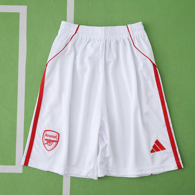 Arsenal 2025/26 Home Kids Kit