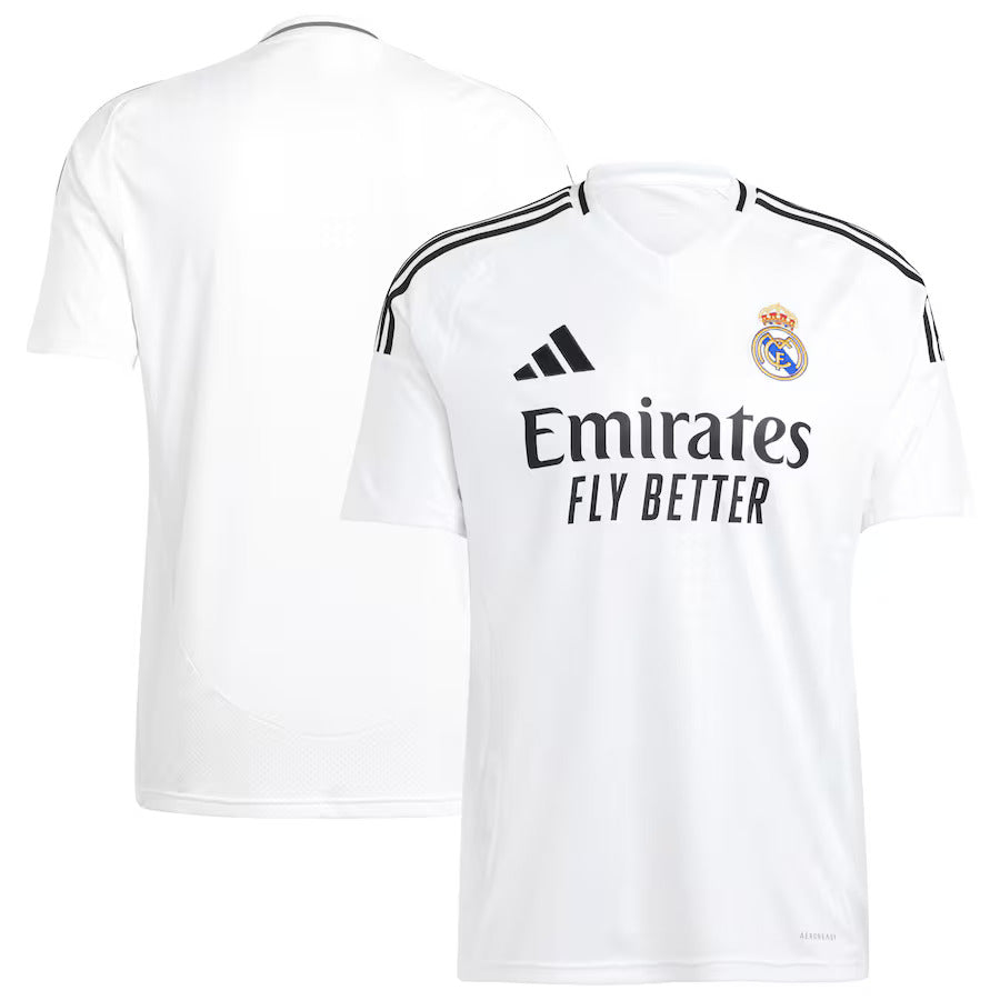Real Madrid Jersey Home Kit White PATCH LA LIGA 24/25 + GIFTS ๐