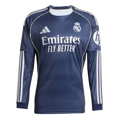 Real Madrid Away Jersey 25/26 - Long Sleeve