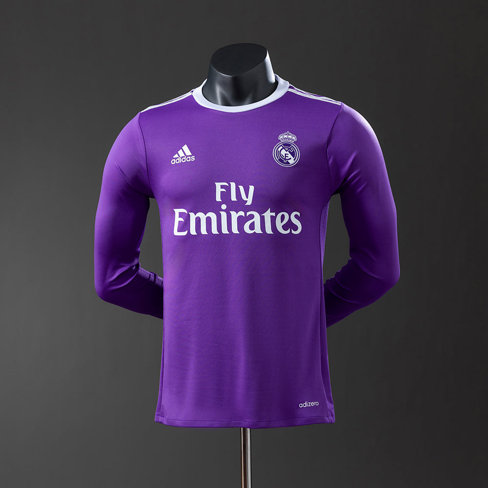 Real Madrid 16/17 Away Long Sleeve Retro Jersey