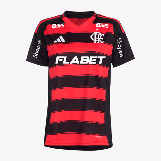 2025/26 Jersey Woman Flamengo I Fan With Sponsors