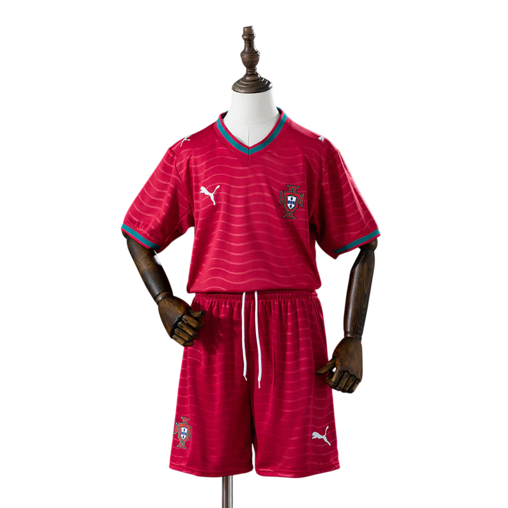 2026 Portugal Home World Cup 2026 Kit Kids