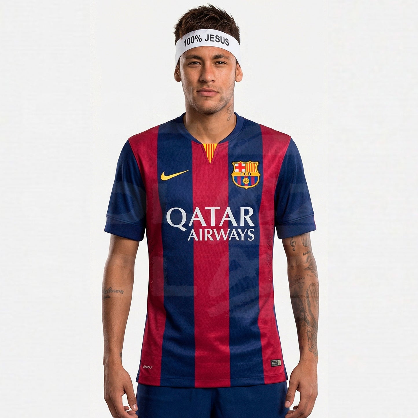 Barcelona Jersey Home Retro 2014/15 + 3 Gifts 🎁