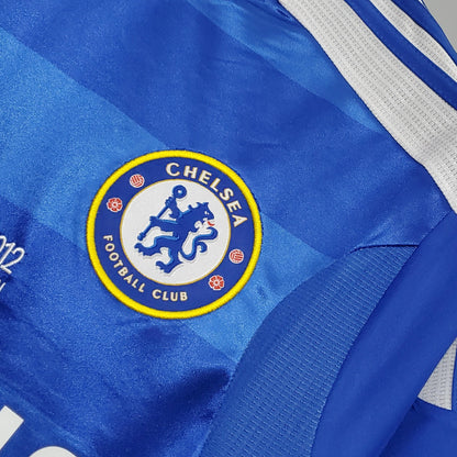 Chelsea Retro Jersey Home 2012 + Patch Champions League