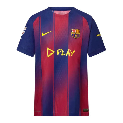 2025/26 Barcelona Ed Sheeran Kit Edition Released - Home Fan Jersey