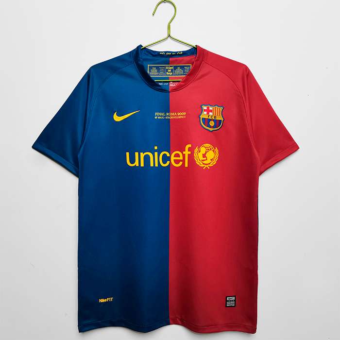 Barcelona Jersey - Men's Retro 2008/09 + Patch Champions League 🎁