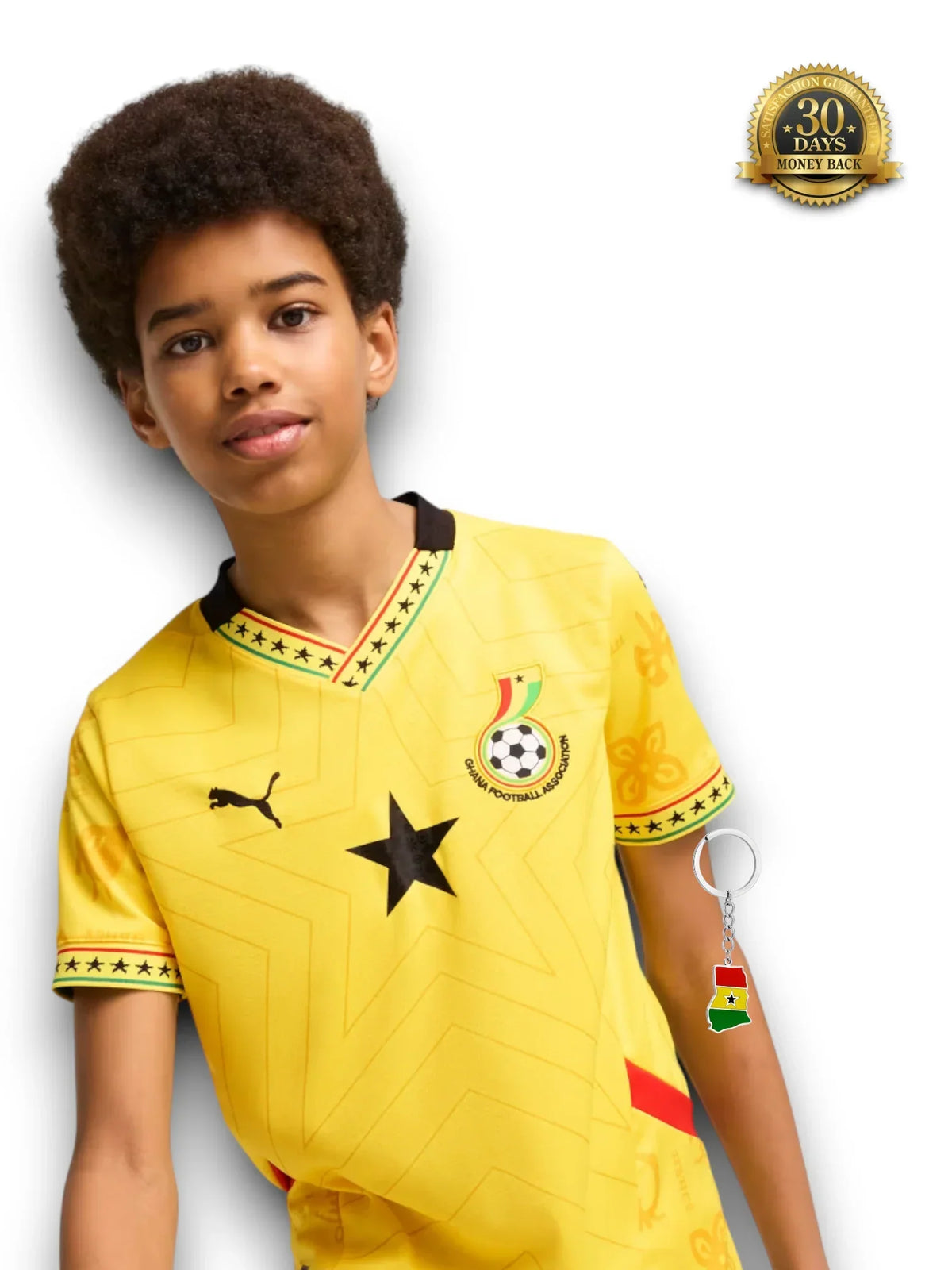 2025/26 Kit Kids Ghana Away Jersey