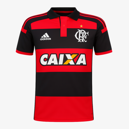 2014 Jersey Flamengo I Retro com Patrocinadores