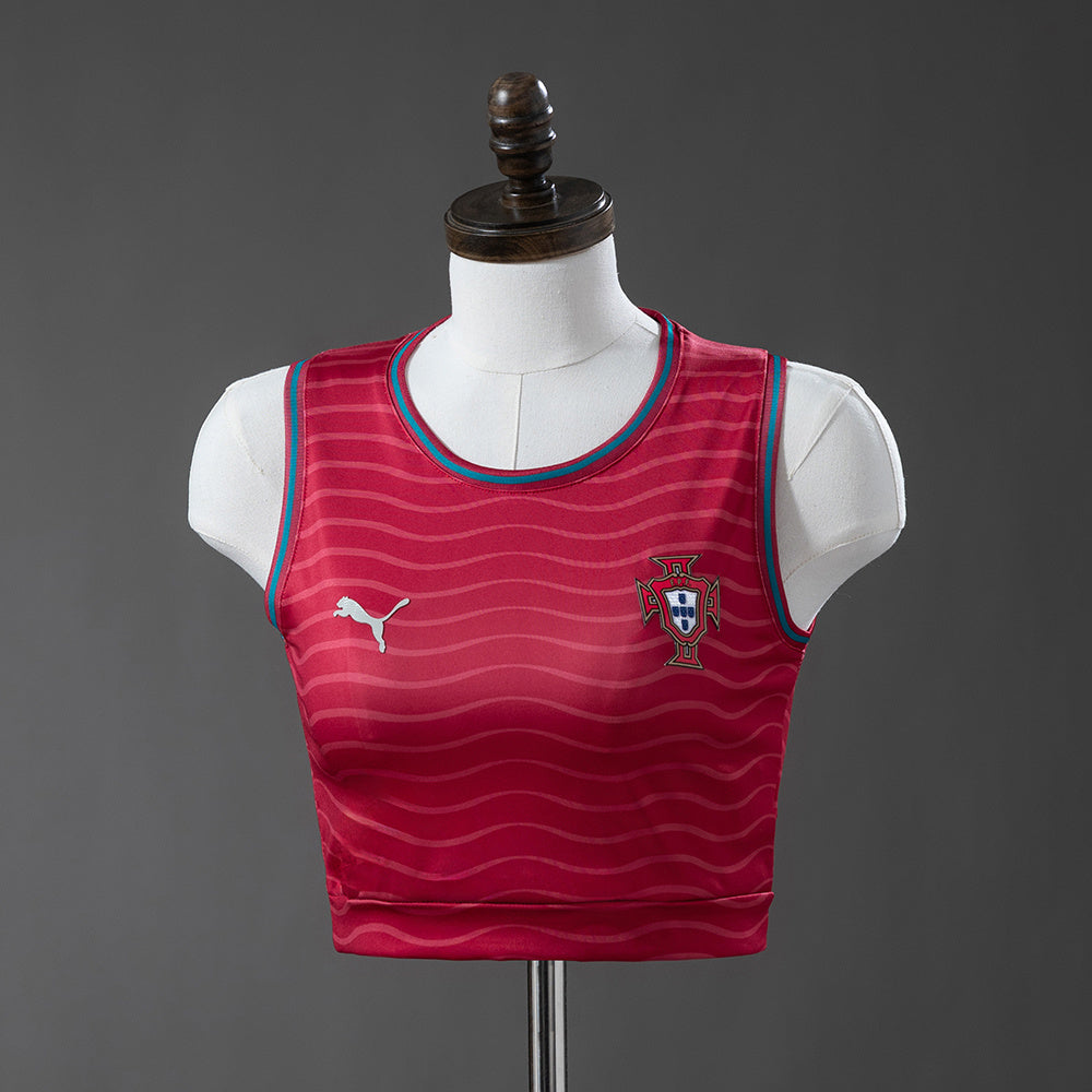 2026 Portugal Home Women's Vest Cropped