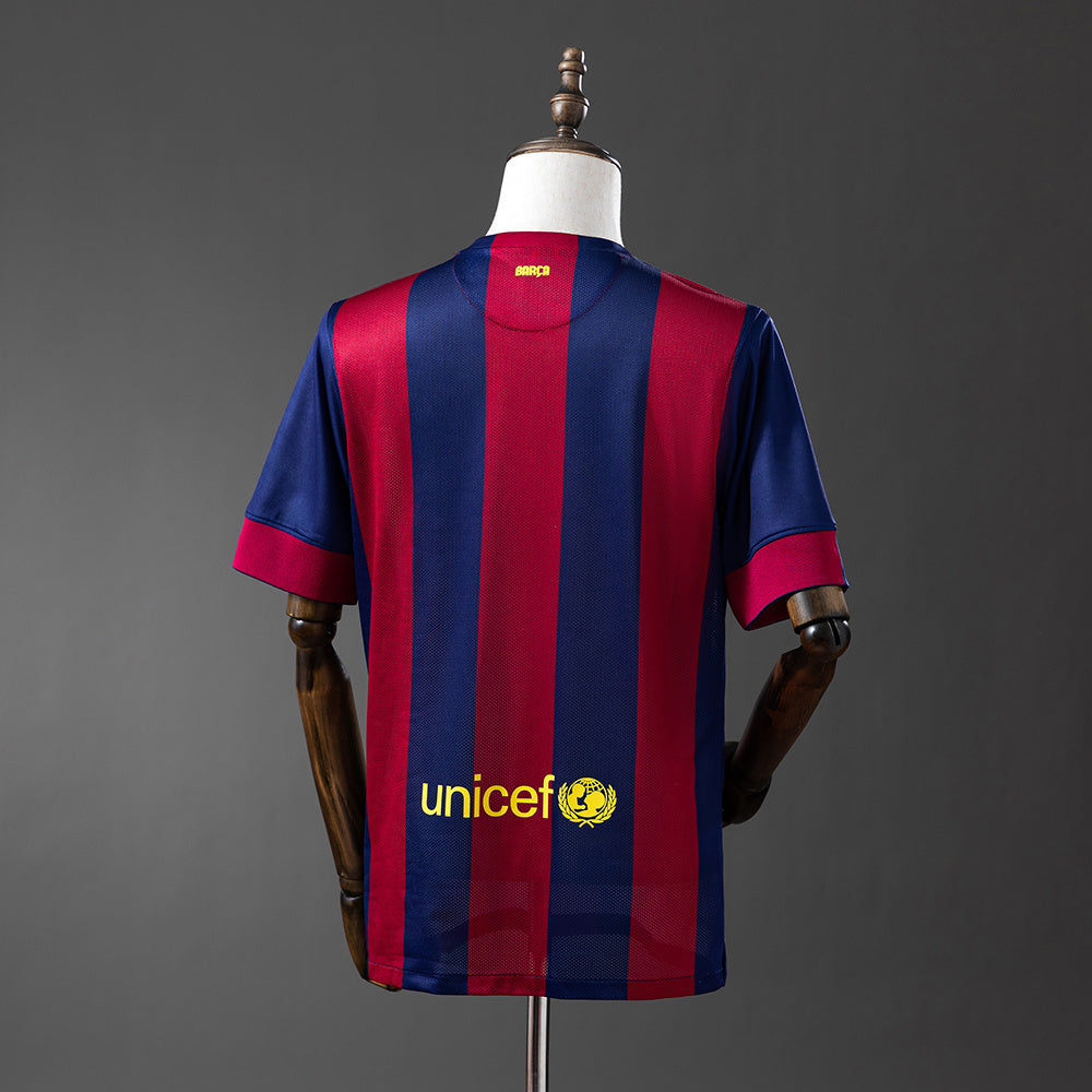 Barcelona Jersey Home Retro 2014/15 + 3 Gifts 🎁