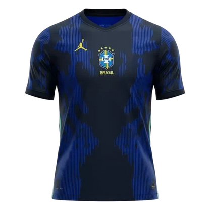 Brazil Away Blue 2026 -Jordan Fan Version World Cup 2026
