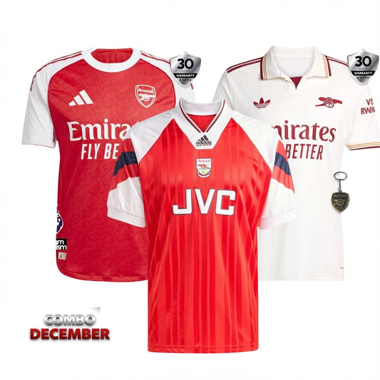 Combo Arsenal 3 Jerseys 25/26 for €94 Free Shipping Worldwide