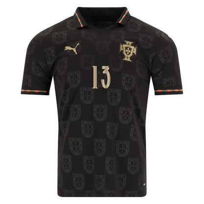 2026 Portugal World Cup Fan Jersey Black Panther #13 Eusebio