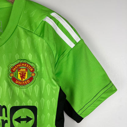2023/24 MANCHESTER UNITED Goalkeeper I Kids Kit