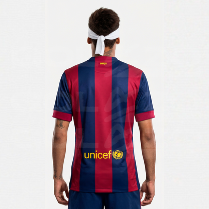 Barcelona Jersey Home Retro 2014/15 + 3 Gifts 🎁