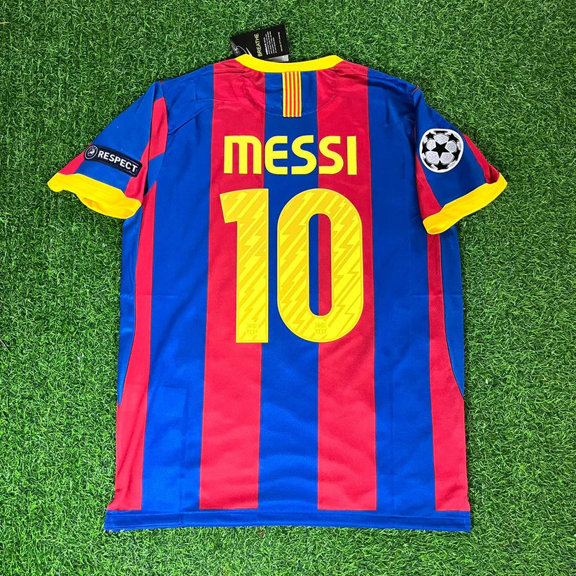2011 Barcelona London Final Jersey - #MESSI10