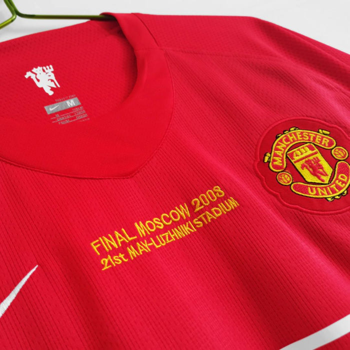 Ronaldo #7 Manchester United Retro Jersey 2007/08 - Long Sleeve
