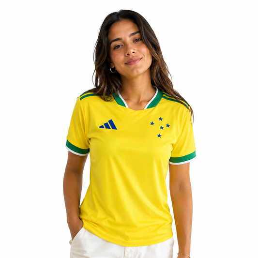 2026/27 Jersey Cruzeiro World Cup Fan - Women's Yellow Green