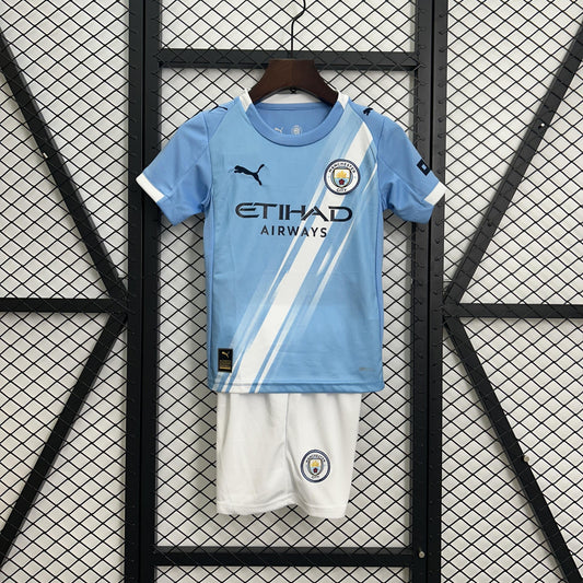 2025/26 Manchester City home Kit Kids