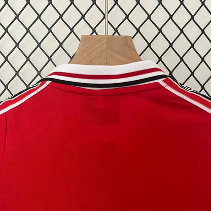 1999/00 Kids Manchester United Home Kit - Retrﾃｴ