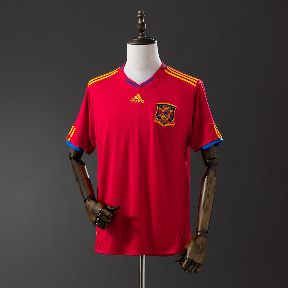Spain 2010 World Cup Home Retro Jersey