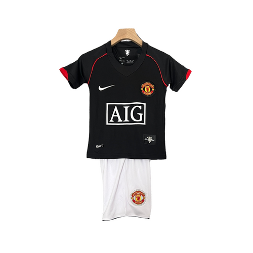 CAMISETA MANCHESTER UNITED BLACK 07/08 CONJUNTO INFANTIL (RETRO) - TIENDA DEL JUGADOR