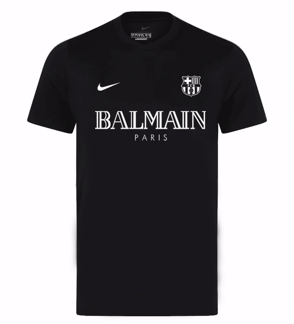 Jersey BARCELONA LIMITED EDITION BALMAIN PARIS BLACK 24/25 MEN'S