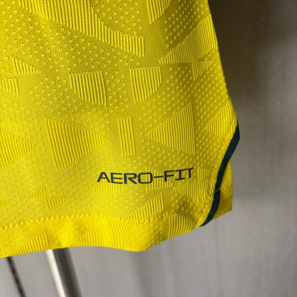 Brazil 2026 Home Player Version Long-Sleeve Jersey [Slim Fit]
