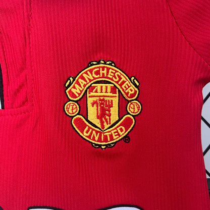 1999/00 Kids Manchester United Home Kit - Retrﾃｴ
