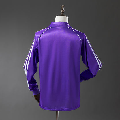 Real Madrid 84/85 Away Long Sleeve Retro Jersey