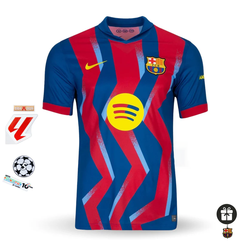 Barcelona Fourth Jersey 2025/26 + Keychain FREE