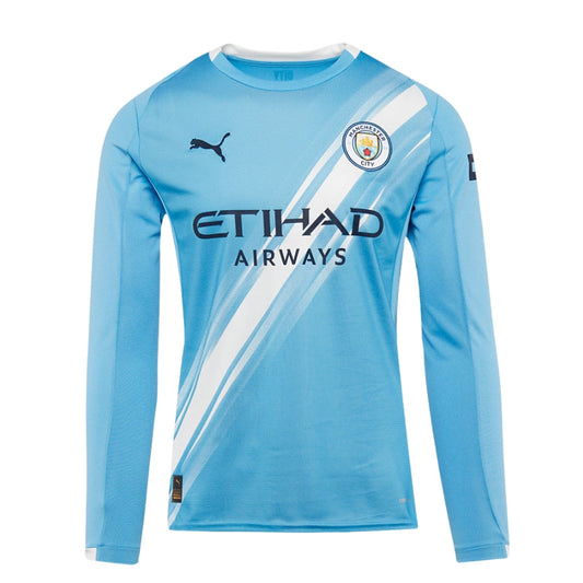 2025/26 Jersey Manchester City I Home Long Sleeve Fan