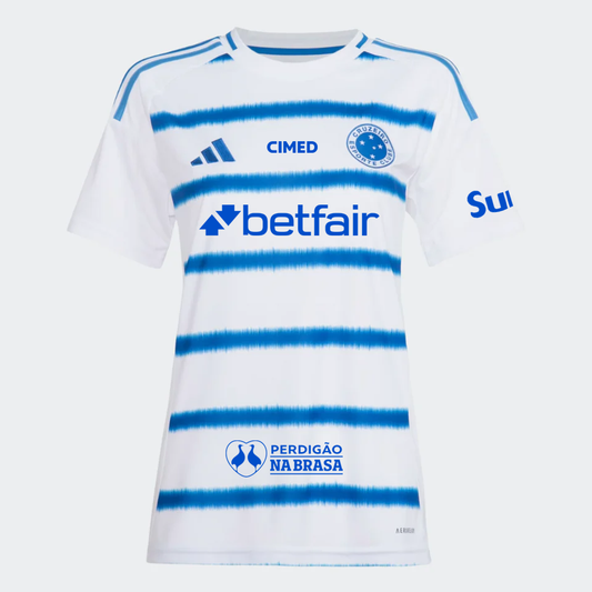 2025/26 Jersey Woman Cruzeiro II Fan With Sponsors