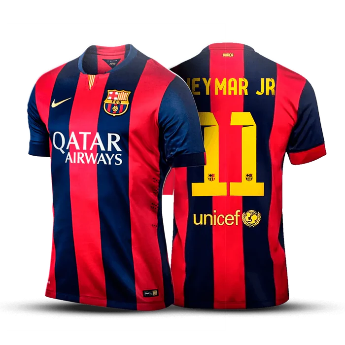 Barcelona Jersey Home Retro 2014/15 + 3 Gifts 🎁