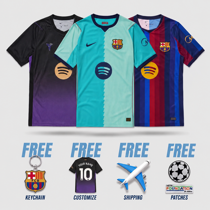 COMBO Barcelona Home, Away and Third 26/27