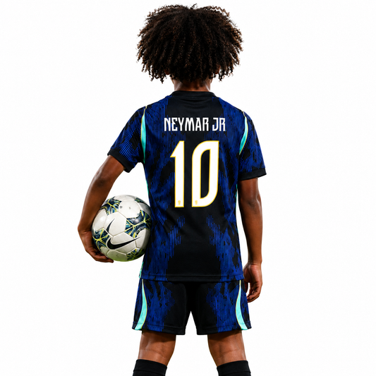 2026 Brazil World Cup II Away - Kids Kit #NEYMAR JR - 10