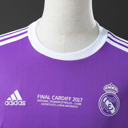 Real Madrid Jersey Retro - 2016/17 + Patch Champions League + World Cup