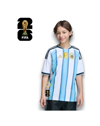 Kit Kids Argentina World Cup 2026 Jersey