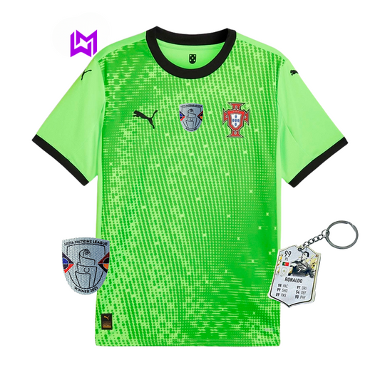Portugal Green Goalkeeper Jersey 2025/26 PUMA - NEW RELEASE! 🇵🇹