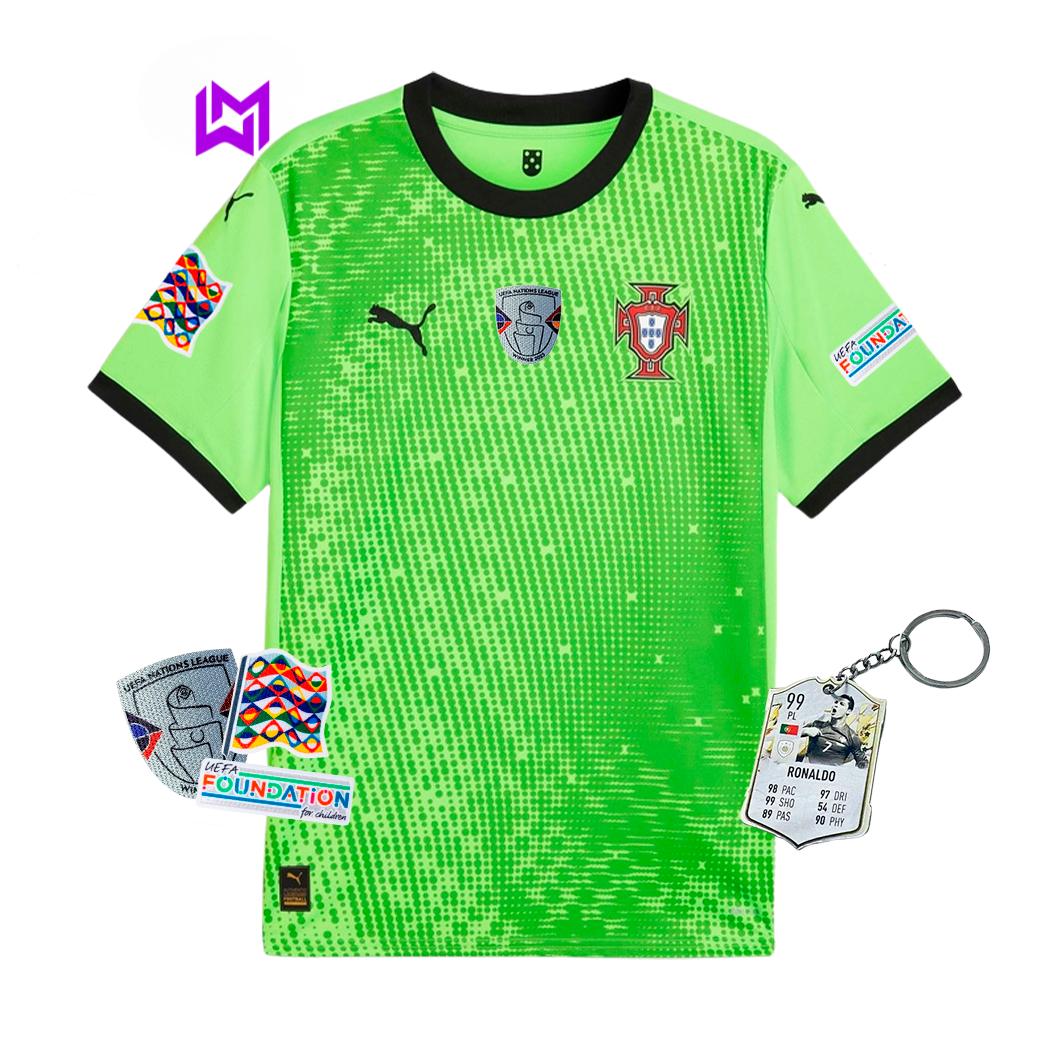 Portugal Green Goalkeeper Jersey 2025/26 PUMA - NEW RELEASE! 🇵🇹