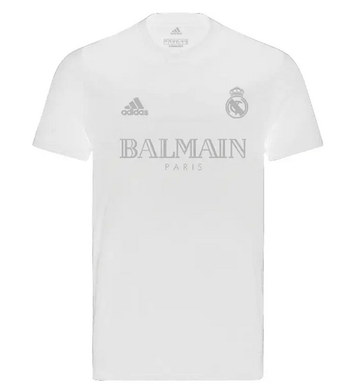 Jersey REAL MADRID LIMITED EDITION BALMAIN PARIS WHITE 24/25 MEN'S