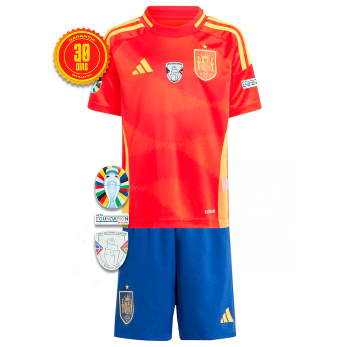 Kids Spain Kit Home Kit EURO 2024 + 3 GIFTS 🎁