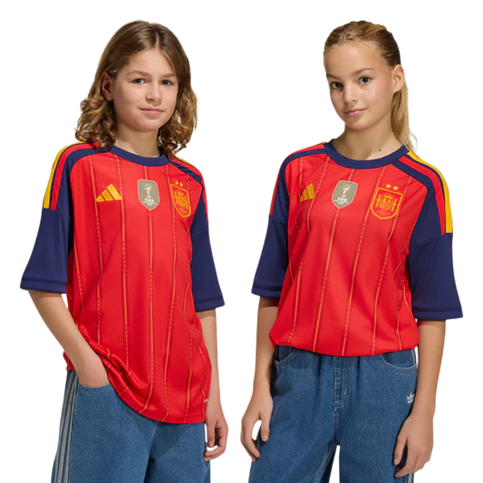 2026/27 Kids Jersey Spain I Home Fan - World Cup Champions Edition